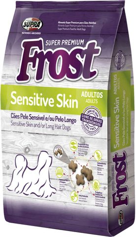 Ração Frost Sensitive Skin para Cães de Pele Sensível e Pelo Longo, 10,1kg