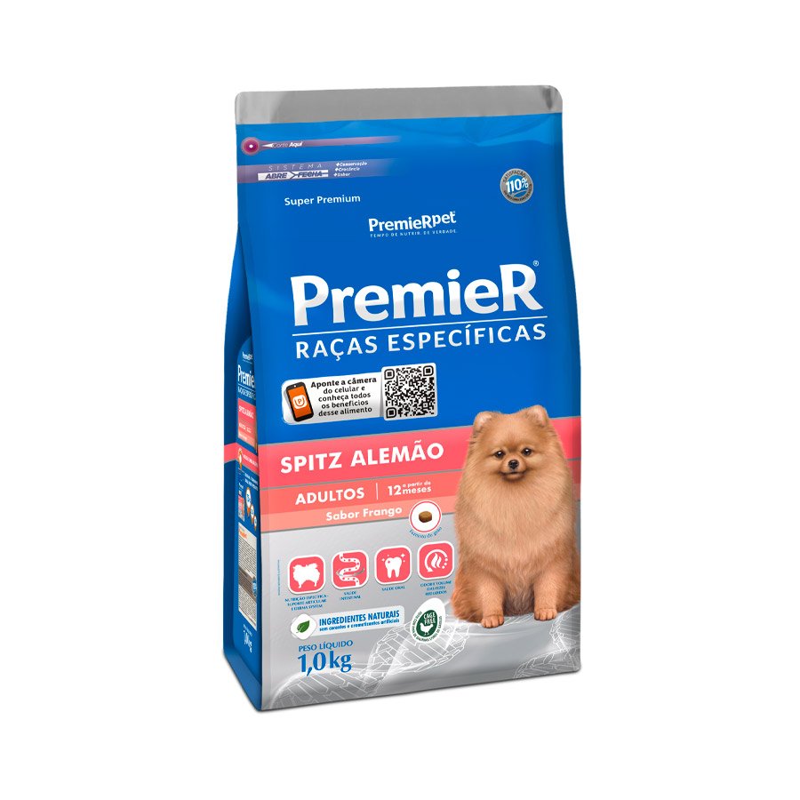 Ração Premier Raças Específicas Spitz Alemão para Cães Adultos