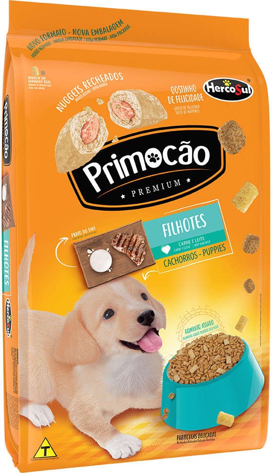 Primocão Premium Filhotes Carne e Leite 1kg