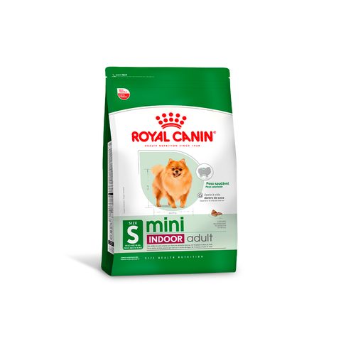 Ração Royal Canin Mini Indoor para Cães Adultos de Porte Pequeno, 2,5kg
