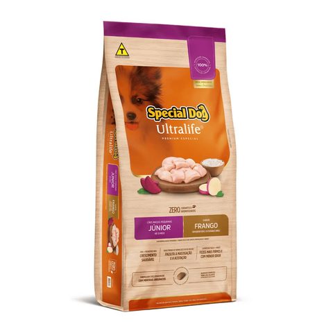 Ração Special Dog Ultralife para Cães Adultos Raças Pequenas Sabor Frango e Arroz 1kg