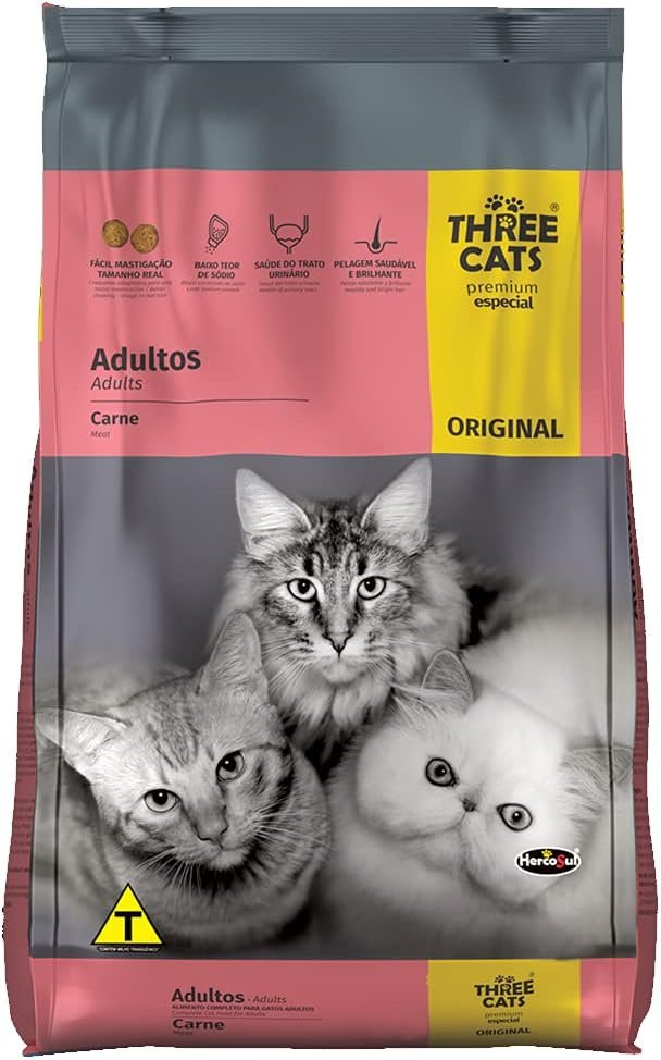 Three Cats Original Adultos Carne 1kg