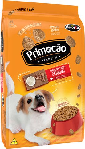 Primocão Premium Original Raças Pequenas Carne 1kg