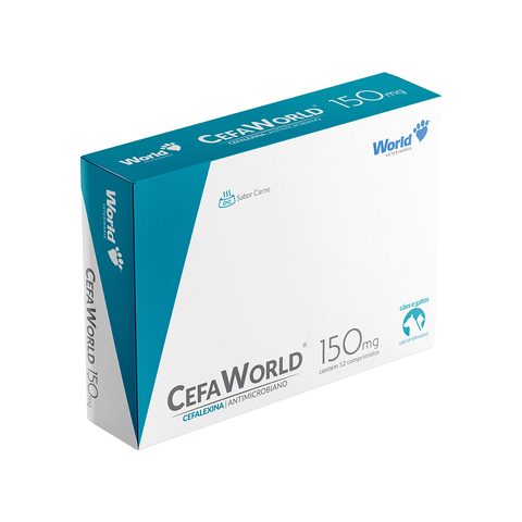 CefaWorld 150mg, Antibiótico para Cães e Gatos