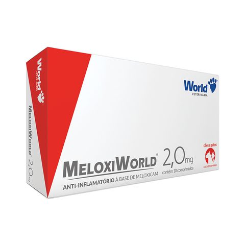 MeloxiWorld 2mg, Anti-inflamatório para Cães até 20kg e Gatos