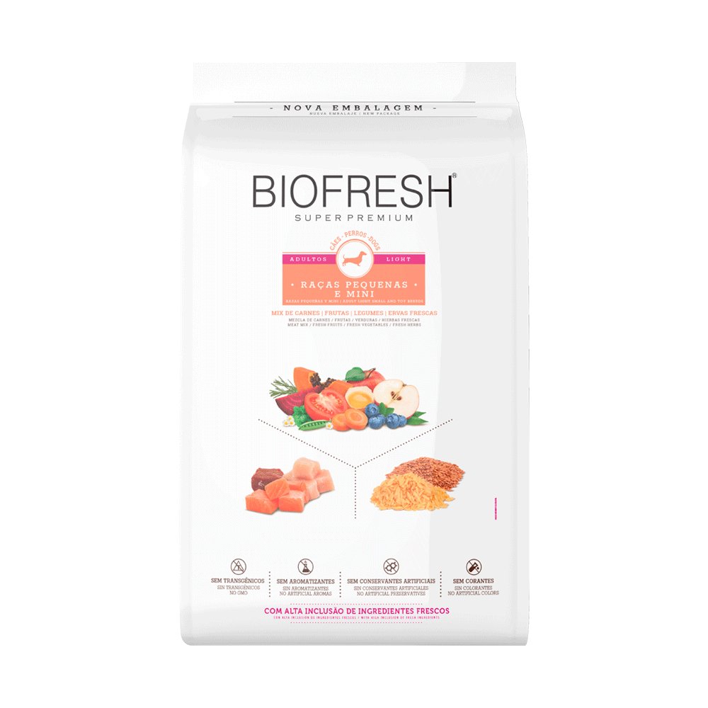 Biofresh Cães Raças Pequenas E Mini Lig 1 Kg